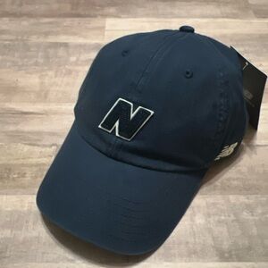 NWT New Balance Unisex Embroidered N Logo Baseball Hat Size One Size (Navy)
